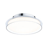 Selection Bathroom LED Deckenleuchte Luena IP44 3000K 600lm 230V 11,5W Glas/Chrom