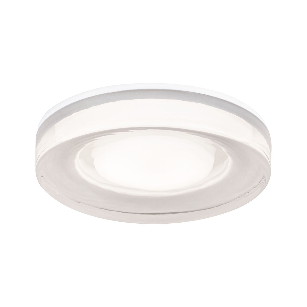 Einbauleuchte Luena IP65 GU10 230V max. 35W dimmbar Weiss