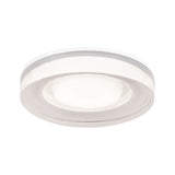 Einbauleuchte Luena IP65 GU10 230V max. 35W dimmbar Weiss