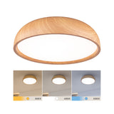 Selection Bathroom LED Deckenleuchte Oka IP44 White Switch 950lm 230V 24W Holzoptik