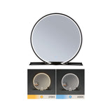 LED Leuchtspiegel Miro IP44 Tunable White 160lm 230V 10,5W Spiegel/Schwarz matt