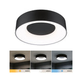 LED Deckenleuchte Casca IP44 White Switch 1500lm 230V 16W Schwarz matt