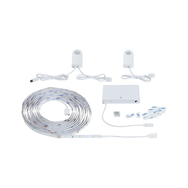 LED Stair Strip Sensor Set 5m Daemmerungsgesteuerter Bewegungsmelder (IR) 5m 5W 180lm/m 30 LEDs/m 3000K