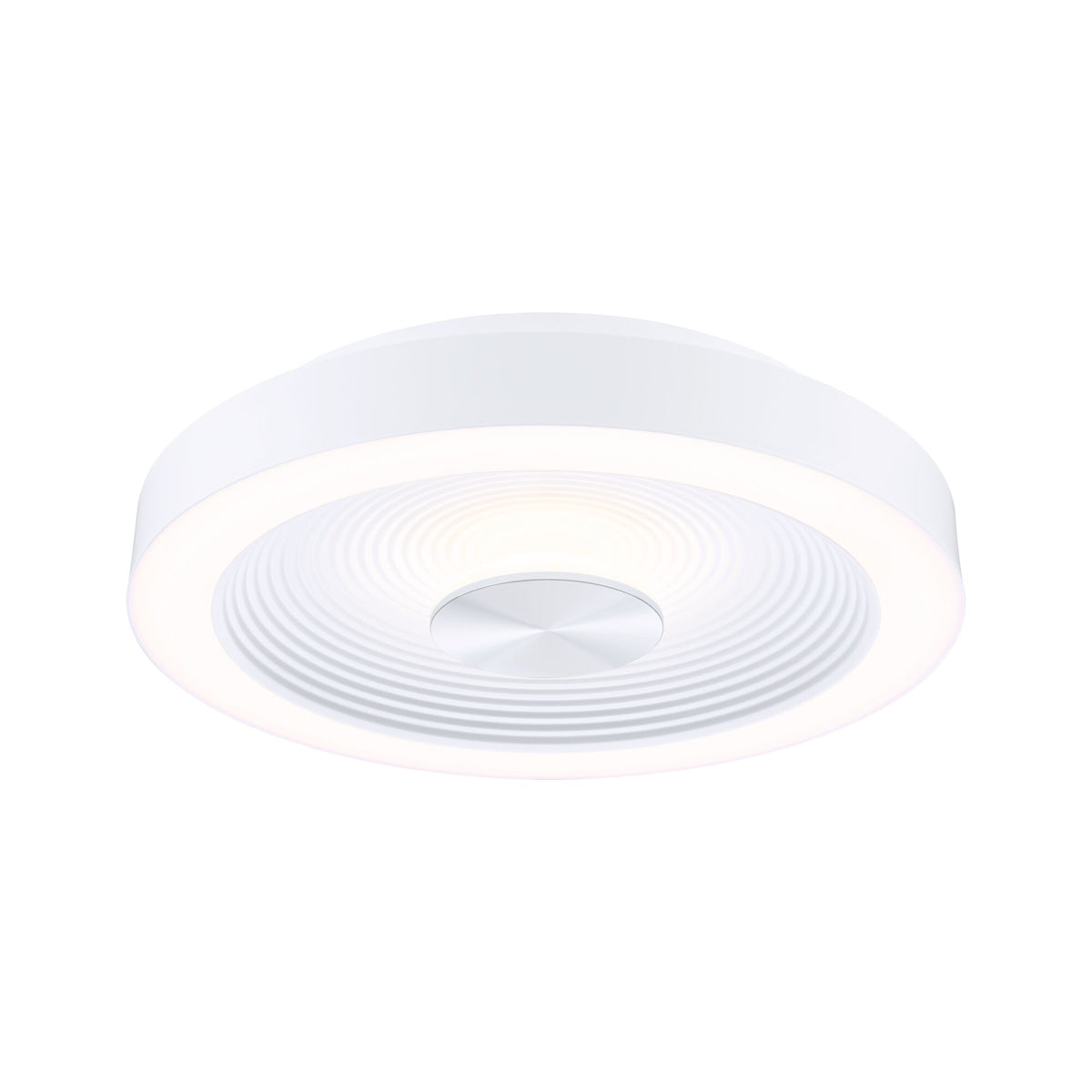 LED Deckenleuchte Volea IP44 3000K 950lm / 0lm 230V 3,5W / 13W dimmbar Weiss/Silber