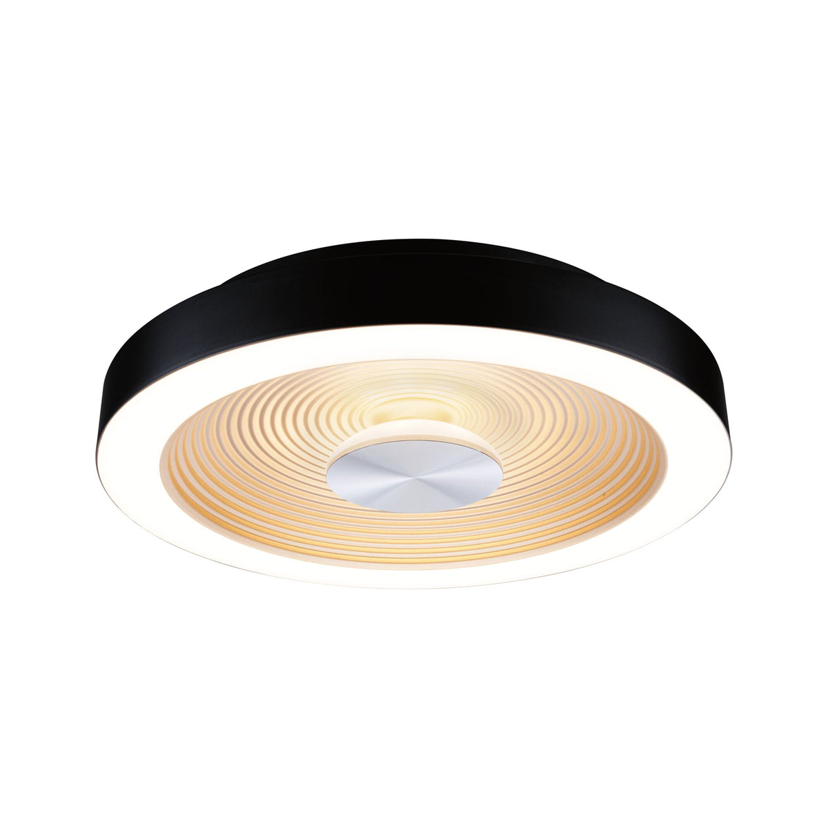 LED Deckenleuchte Volea IP44 3000K 950lm / 0lm 230V 3,5W / 13W dimmbar Schwarz/Gold