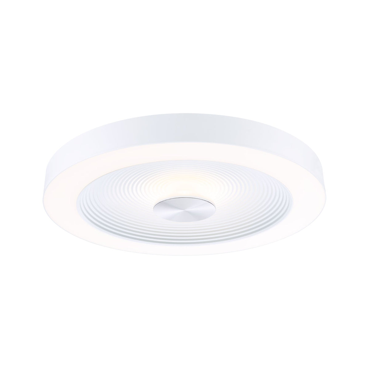 LED Deckenleuchte Volea IP44 3000K 1300lm / 0lm 230V 4W / 18,5W dimmbar Weiss/Silber