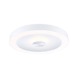 LED Deckenleuchte Volea IP44 3000K 1300lm / 0lm 230V 4W / 18,5W dimmbar Weiss/Silber
