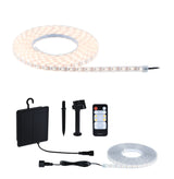 LED Stripe Solar inkl. Fernbedienung 5m beschichtet IP44 2,8W 80lm/m 60 LEDs/m 3000K