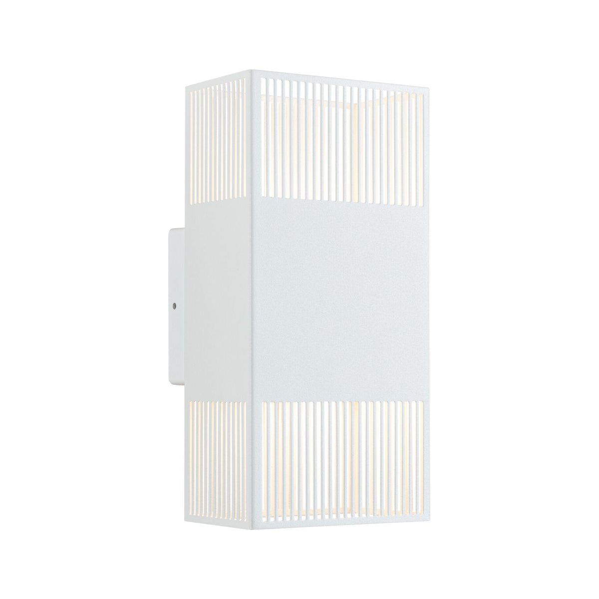 LED Wandleuchte Tharin IP44 3000K 120x250mm 2x3,7W Weiss