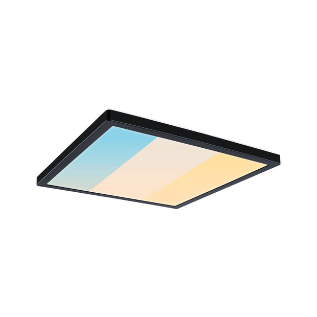 LED Panel Atria Shine White Select IP44 eckig 298x298mm 15,7W 2100lm 3000 - 6500K Schwarz