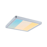 LED Panel Atria Shine White Select IP44 eckig 190x190mm 8W 1160lm 3000 - 6500K Chrom matt
