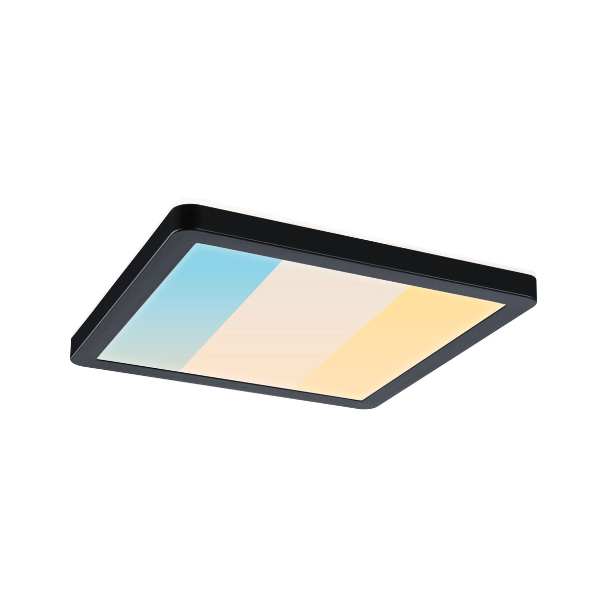 LED Panel Atria Shine White Select IP44 eckig 190x190mm 8W 1160lm 3000 - 6500K Schwarz