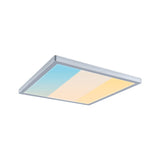 LED Panel Atria Shine White Select IP44 eckig 298x298mm 15,7W 2100lm 3000 - 6500K Chrom matt