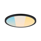 LED Panel Atria Shine White Select IP44 rund 298mm 14,8W 2250lm 3000 - 6500K Schwarz