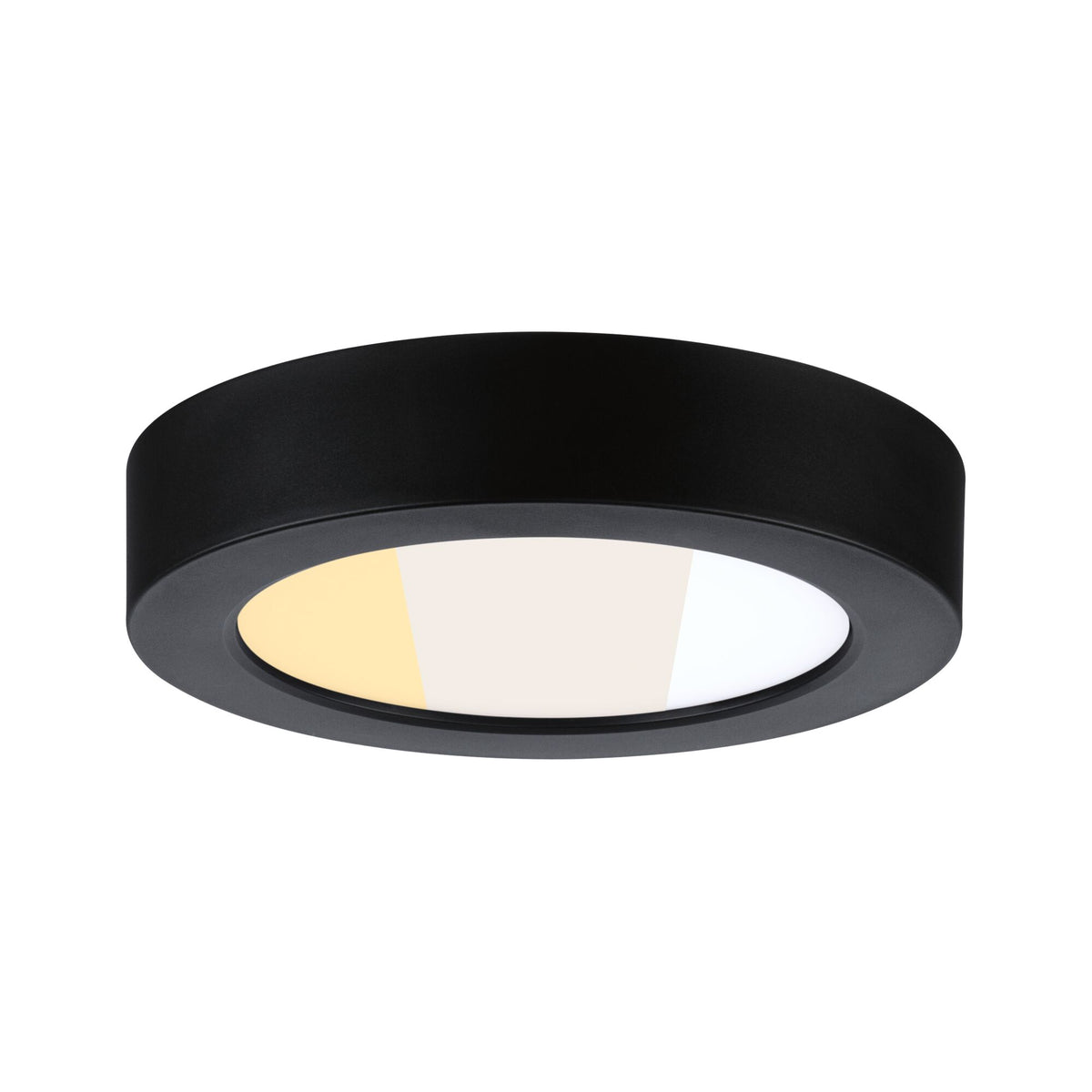 LED Panel Abia 2 White Select Daemmerungsgesteuerter Bewegungsmelder (HF) rund 170mm 9,5W 1100lm 2700 - 4000K Schwarz