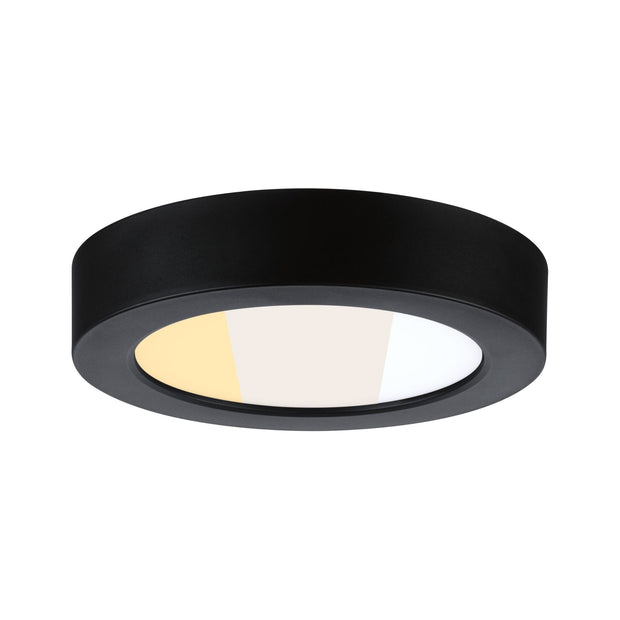 LED Panel Abia 2 White Select Daemmerungsgesteuerter Bewegungsmelder (HF) rund 170mm 9,5W 1100lm 2700 - 4000K Schwarz