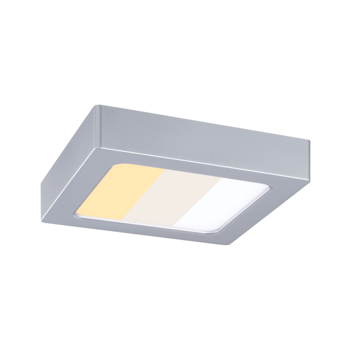 LED Panel Abia 2 White Select Daemmerungsgesteuerter Bewegungsmelder (HF) eckig 170x170mm 9,5W 1100lm 2700 - 4000K Chrom matt