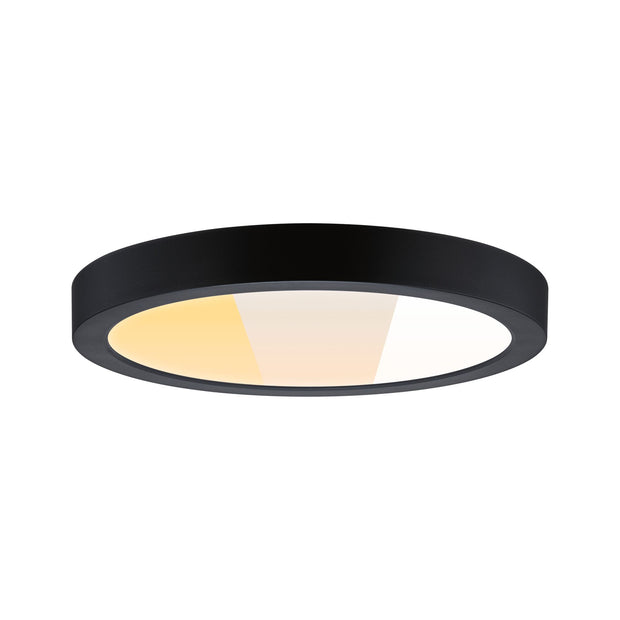 LED Panel Abia 2 White Select Daemmerungsgesteuerter Bewegungsmelder (HF) rund 300mm 14W 1000lm 2700 - 4000K Schwarz