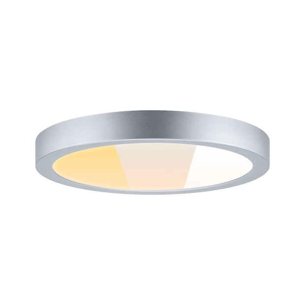 LED Panel Abia 2 White Select Daemmerungsgesteuerter Bewegungsmelder (HF) rund 300mm 14W 1000lm 2700 - 4000K Chrom matt