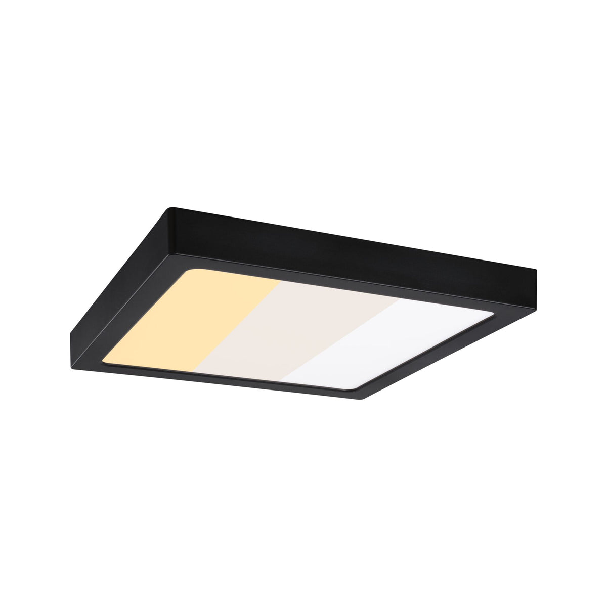 LED Panel Abia 2 White Select Daemmerungsgesteuerter Bewegungsmelder (HF) eckig 300x300mm 14W 900lm 2700 - 4000K Schwarz