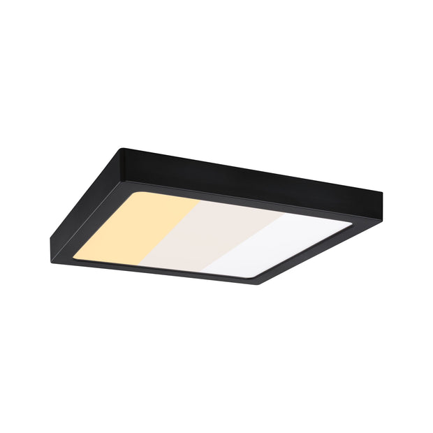 LED Panel Abia 2 White Select Daemmerungsgesteuerter Bewegungsmelder (HF) eckig 300x300mm 14W 900lm 2700 - 4000K Schwarz