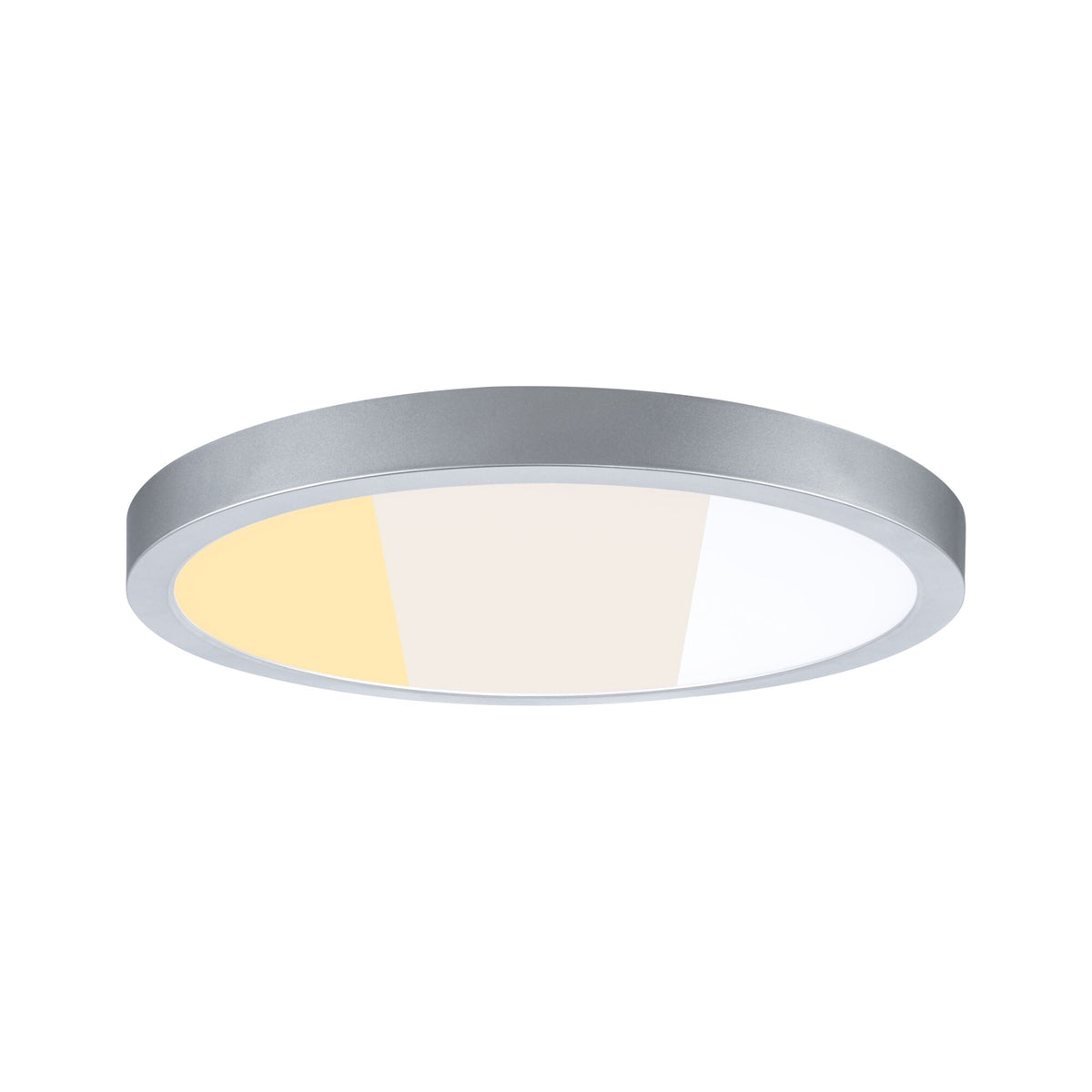LED Panel Abia 2 White Select Daemmerungsgesteuerter Bewegungsmelder (HF) rund 400mm 16W 1400lm 2700 - 4000K Chrom matt