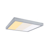 LED Panel Abia 2 White Select Daemmerungsgesteuerter Bewegungsmelder (HF) eckig 400x400mm 16W 1400lm 2700 - 4000K Chrom matt
