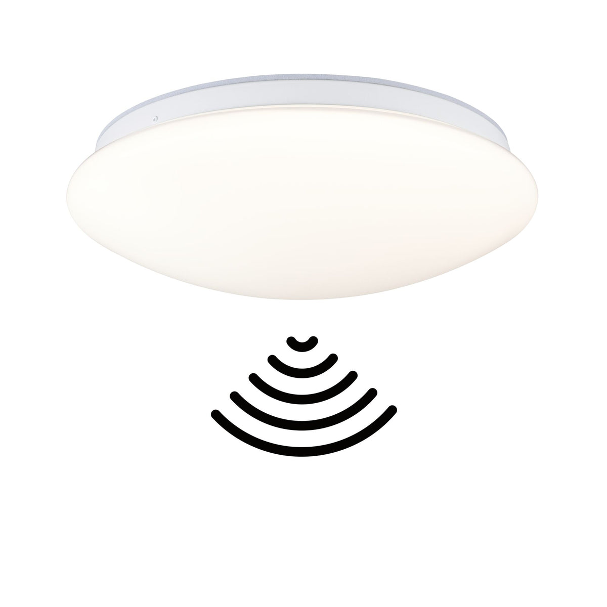 LED Deckenleuchte Leonis II Daemmerungsgesteuerter Bewegungsmelder (HF) IP44 3000 - 5700K 1750lm 230V 16,5W dimmbar Weiss