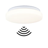 LED Deckenleuchte Luiana Daemmerungsgesteuerter Bewegungsmelder (HF) IP44 3000 - 5700K 1750lm 230V 16,5W dimmbar Weiss