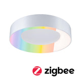 LED Deckenleuchte Smart Home Zigbee 3.0 Casca IP44 RGBW+ 1750lm 230V 20W dimmbar Weiss matt