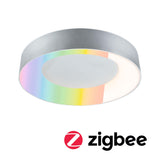 LED Deckenleuchte Smart Home Zigbee 3.0 Casca IP44 RGBW+ 1750lm 230V 20W dimmbar Alu matt
