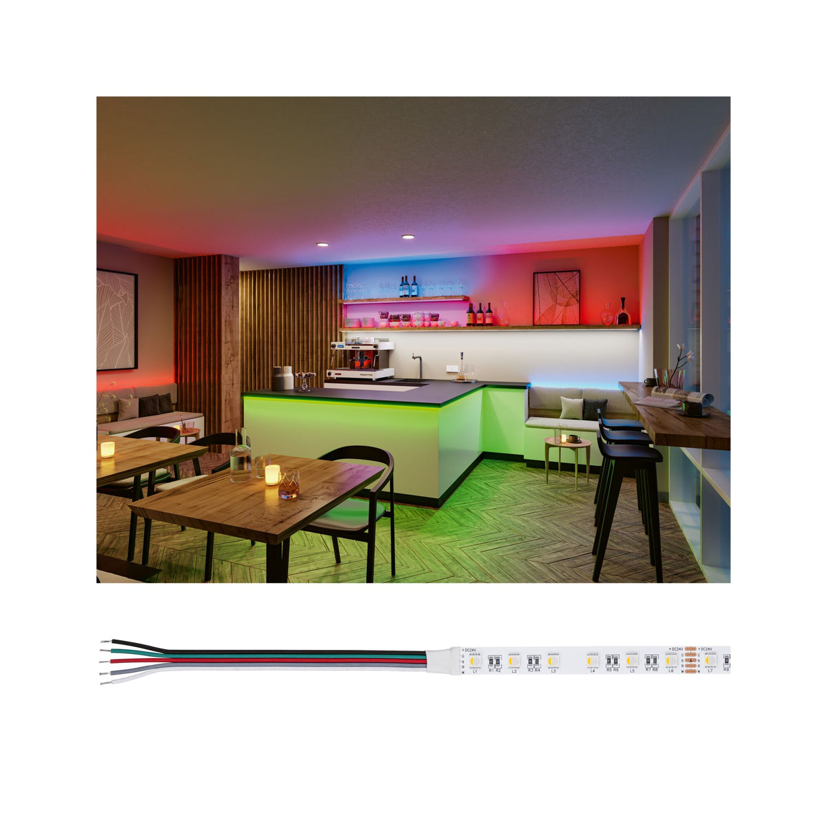 Pro Strip LED Strip Silver P25 830 5m 75W 300lm/m 60 LEDs/m RGBW+
