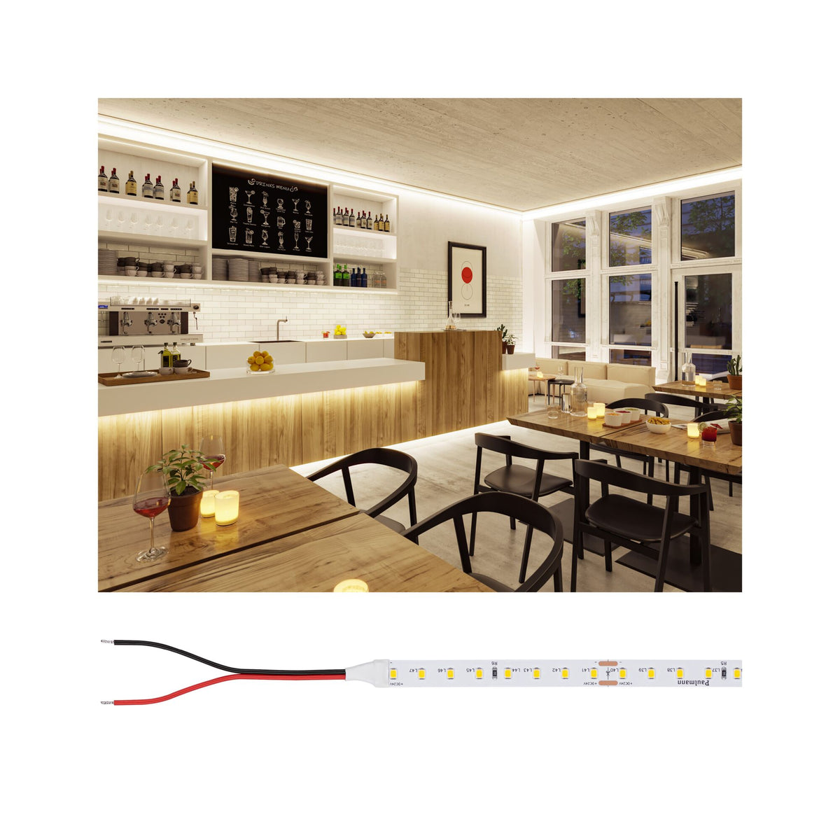 Pro Strip LED Strip Silver P75 830 10m 42W 700lm/m 96 LEDs/m 3000K