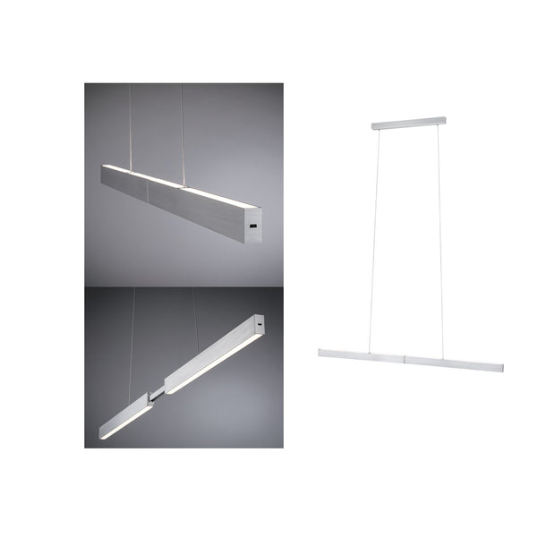 LED Pendelleuchte Touchless Sensor Aptare 2700K dimmbar 2x2280lm 2x16,5W Alu gebuerstet