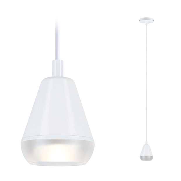 LED Pendelleuchte Luia GU10 max. 10W Satin/Weiss matt