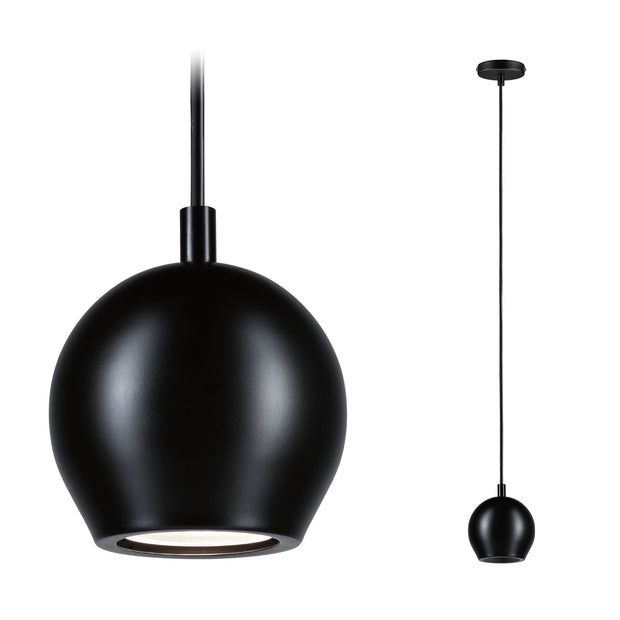 LED Pendelleuchte Shima GU10 max. 10W Schwarz matt