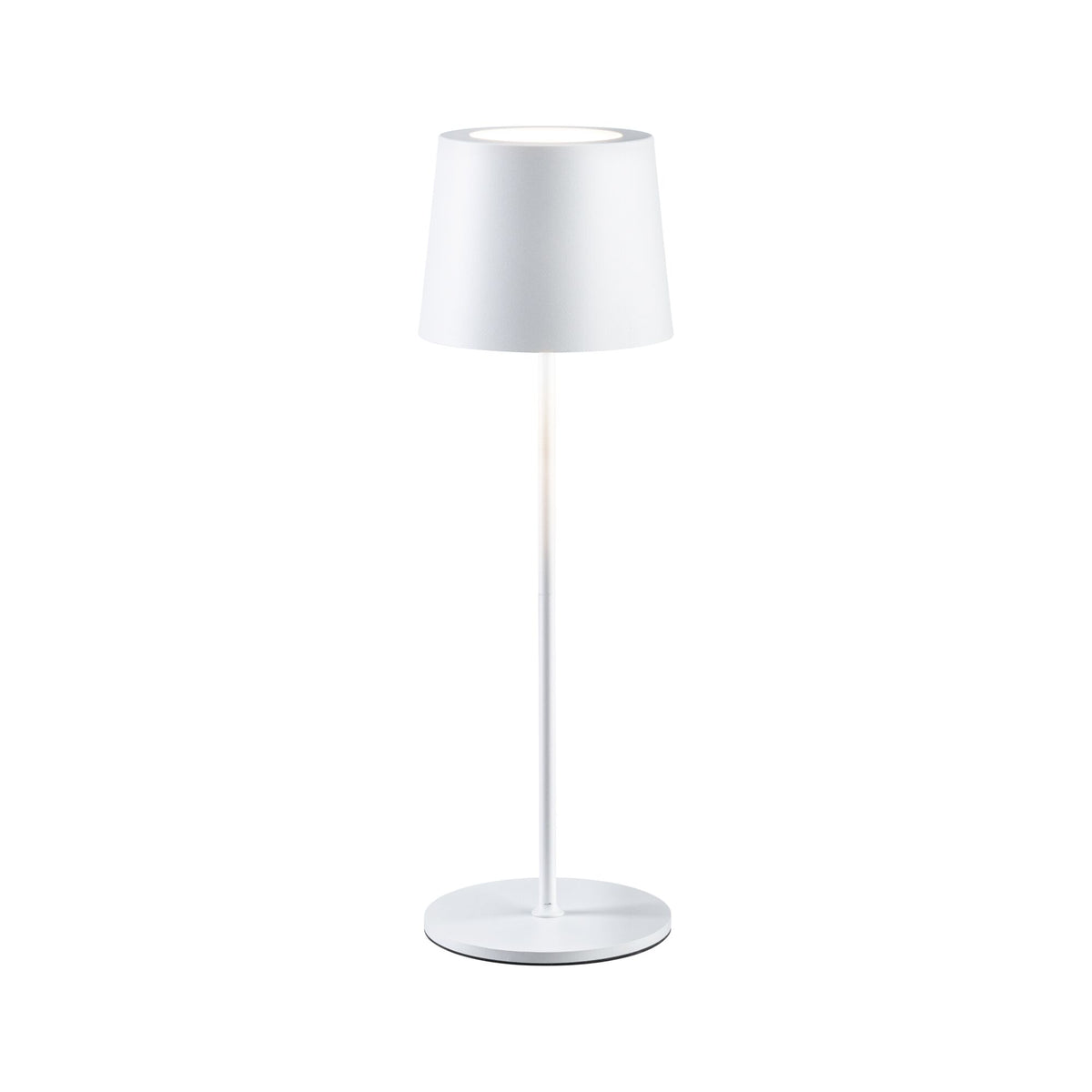 Akkuleuchte Gilo IP44 dimmbar 2700K Weiss matt