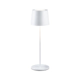 Akkuleuchte Gilo IP44 dimmbar 2700K Weiss matt