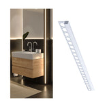 LumiTiles LED Strip Profil Frame 2m Alu eloxiert/Satin