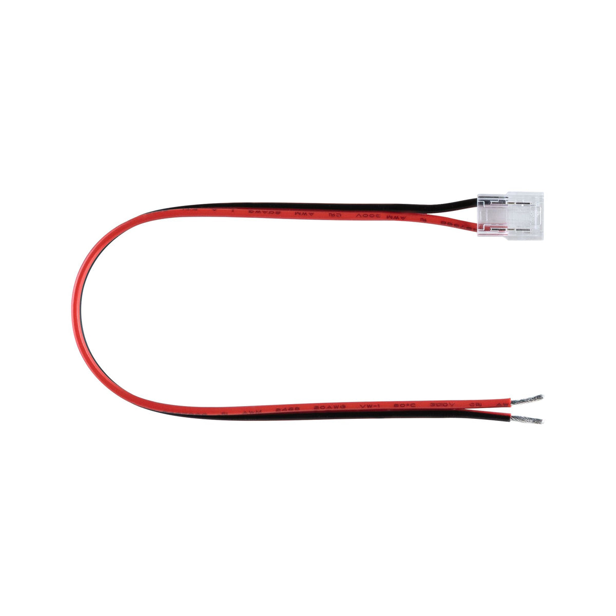 Pro Strip Verbinder Single Color 0,21m max. 96W Schwarz/Rot