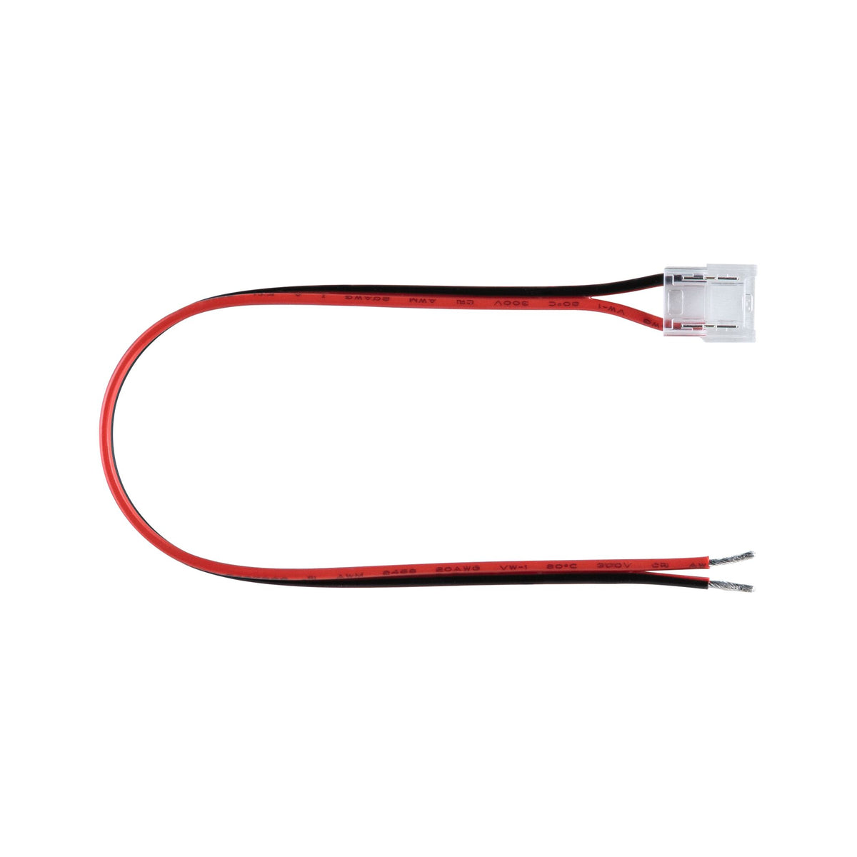 Pro Strip Verbinder Single Color 0,21m max. 96W Schwarz/Rot