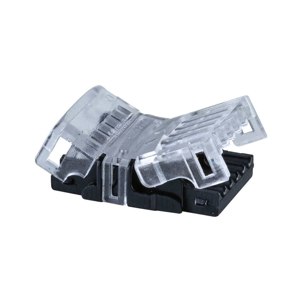 Pro Strip Verbinder RGBW Quick 17x24mm max. 120W Transparent/Schwarz