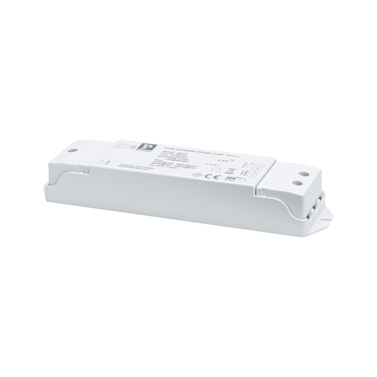 Pro Strip Controller Single Color 24V Weiss