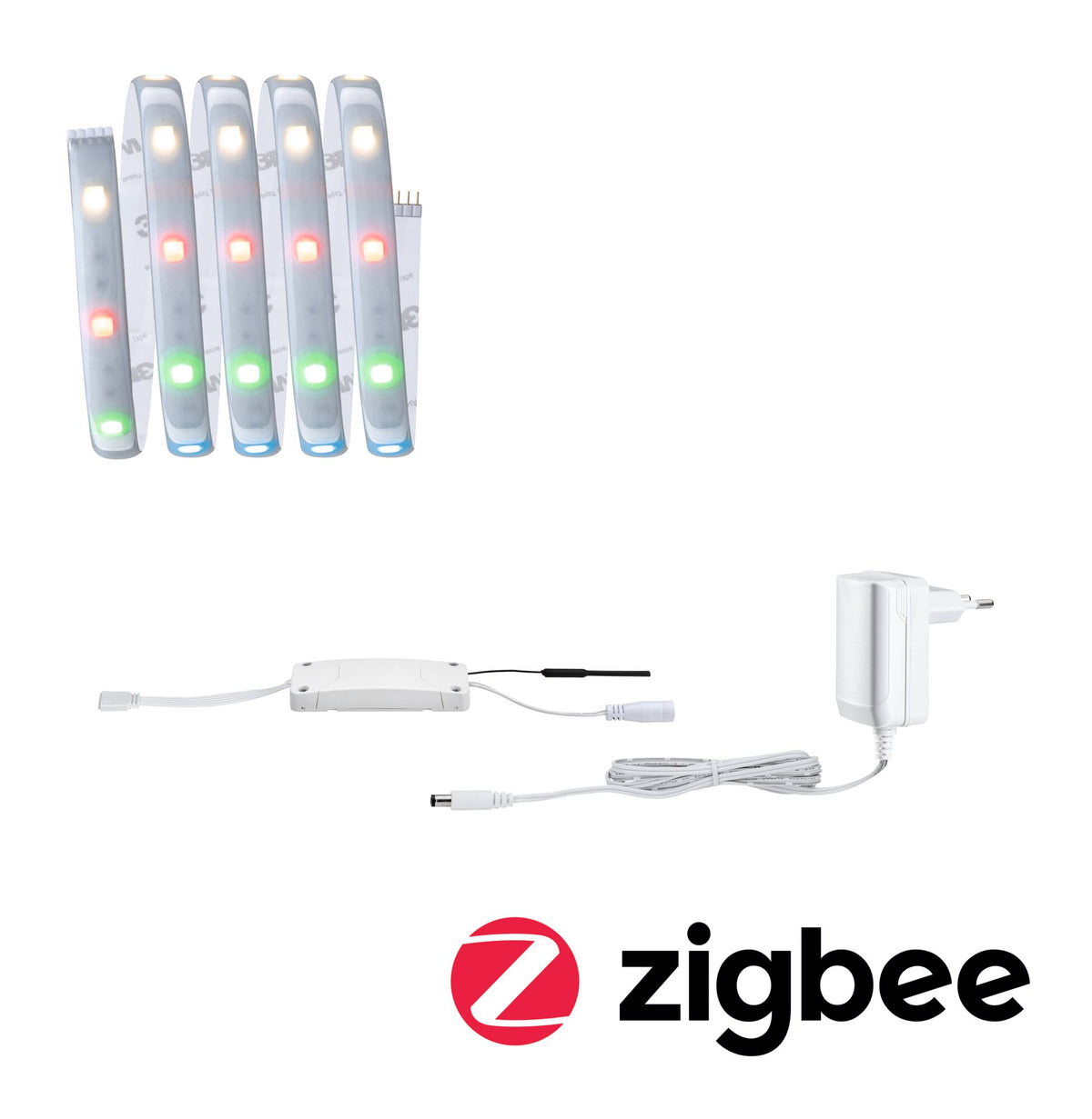 MaxLED 250 LED Strip Smart Home Zigbee 3.0 Basisset 1,5m RGBW+ beschichtet 9W 200lm/m RGBW+ 24VA