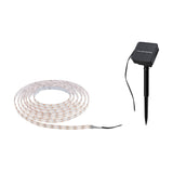 LED Stripe Solar 3m inkl. Daemmerungssensor und Akku 3m beschichtet IP44 0,3W 60 LEDs/m 2700K