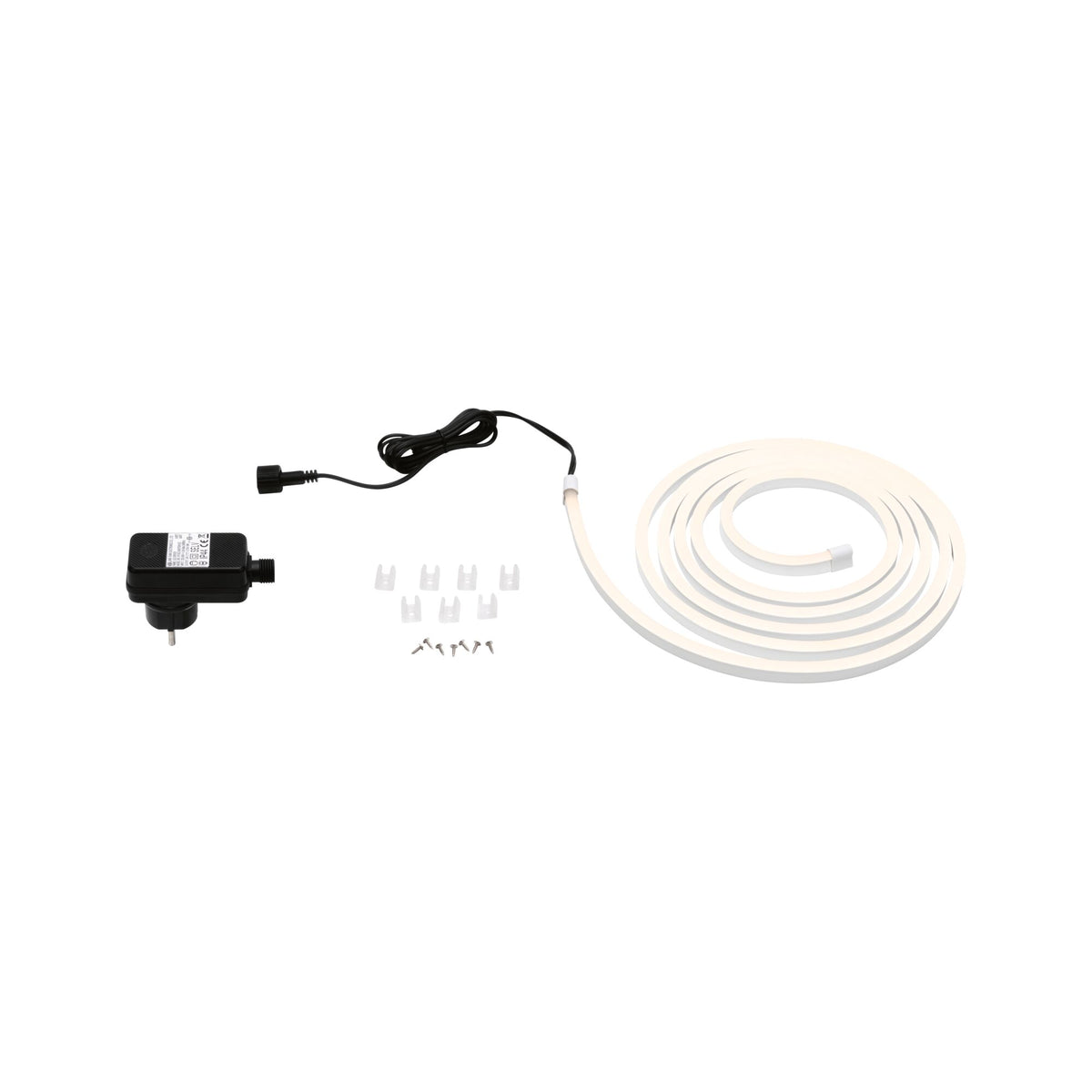 SimpLED LED Strip Outdoor Komplettset 3m beschichtet IP65 12W 420lm/m 40 LEDs/m 3000K 18VA