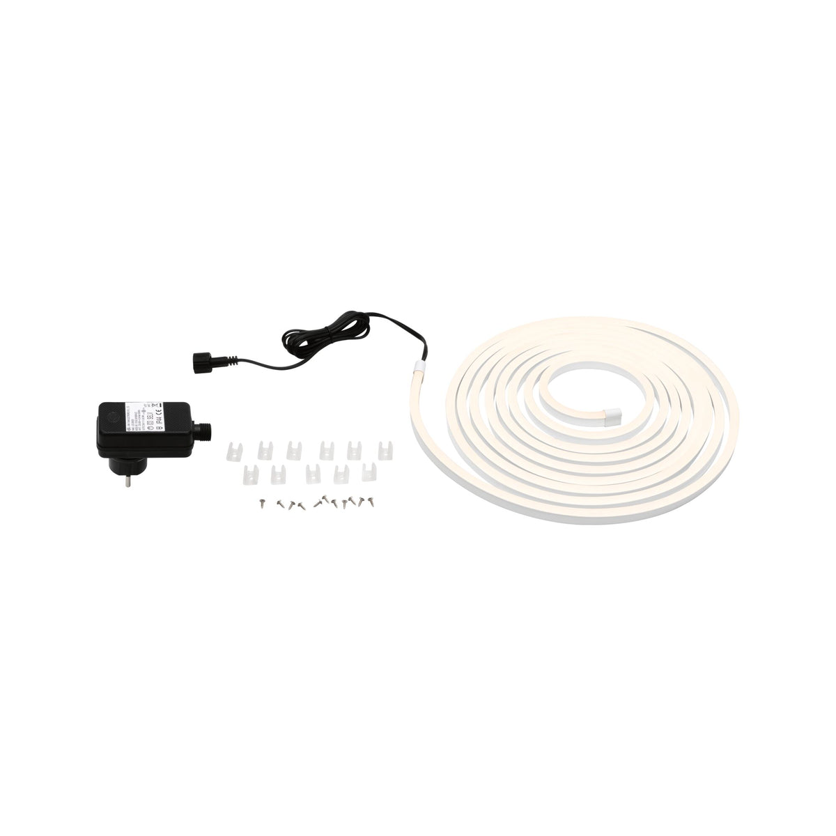 SimpLED LED Strip Outdoor Komplettset 5m beschichtet IP65 20W 420lm/m 40 LEDs/m 3000K 24VA