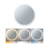 LED Leuchtspiegel Mirra IP44 White Switch 1580lm 230V 21W dimmbar Spiegel/Weiss