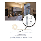 SimpLED Power LED Strip Warmweiss inkl. Dimm/Switch Komplettset 3m beschichtet 33W 1100lm/m 72 LEDs/m 3000K 48VA