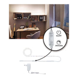 SimpLED Power LED Strip Neutralweiss inkl. Dimm/Switch Komplettset 1,5m beschichtet 17W 1100lm/m 72 LEDs/m 4000K 24VA